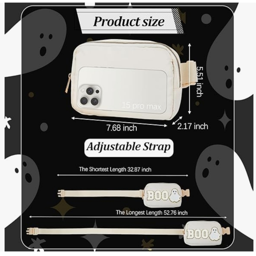 *NEW* BOO Halloween Belt Bag - Picture 2 of 3